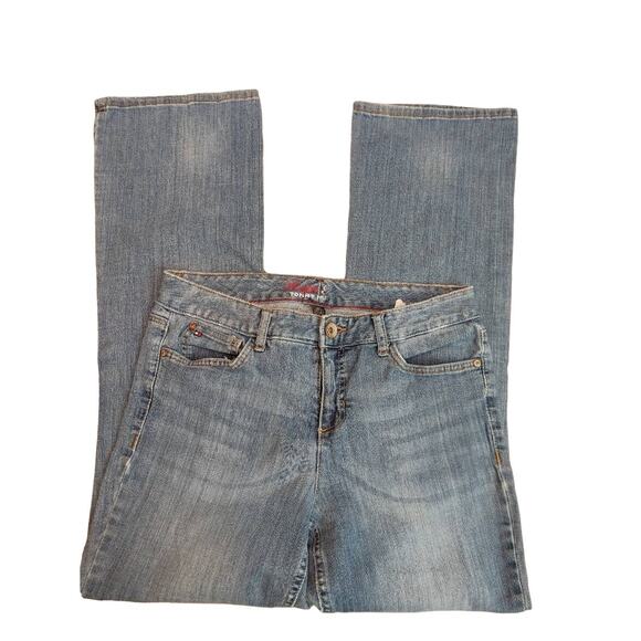 Tommy Hilfiger Denim - Tommy Hilfiger Medium Wash Distressed Jeans 10R